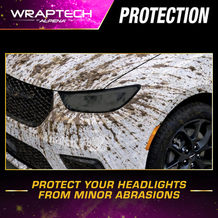 Automotive Headlight Tint, Light Smoke 16 in x 24 in 2PCS