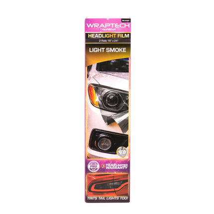 Automotive Headlight Tint, Light Smoke 16 in x 24 in 2PCS
