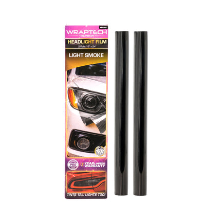 Automotive Headlight Tint, Light Smoke 16 in x 24 in 2PCS