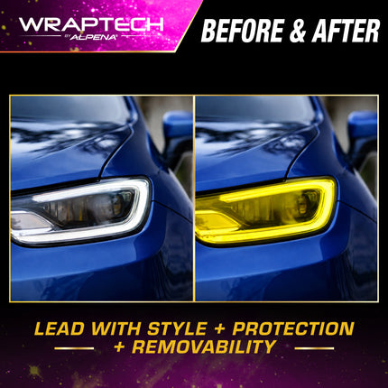 Automotive Headlight Tint, Yellow 16 in x 24 in 2PCS