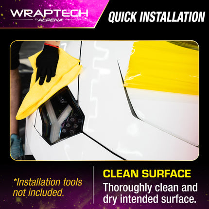 Automotive Headlight Tint, Yellow 16 in x 24 in 2PCS