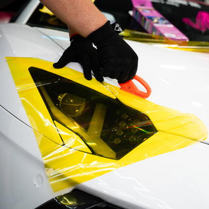 Automotive Headlight Tint, Yellow 16 in x 24 in 2PCS