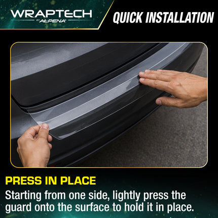 Automotive PPF (Paint Protection Film) Trunk Sill Guard, Gloss 4 in x 36 in