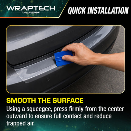 Automotive PPF (Paint Protection Film) Trunk Sill Guard, Gloss 4 in x 36 in