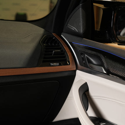 Automotive Interior Wrap, Wood Grain Pattern, 12 in × 36 in