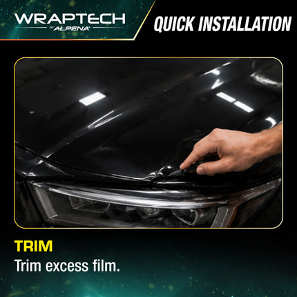 Automotive PPF (Paint Protection Film) Hood Guard, Gloss 15 in x 60 in