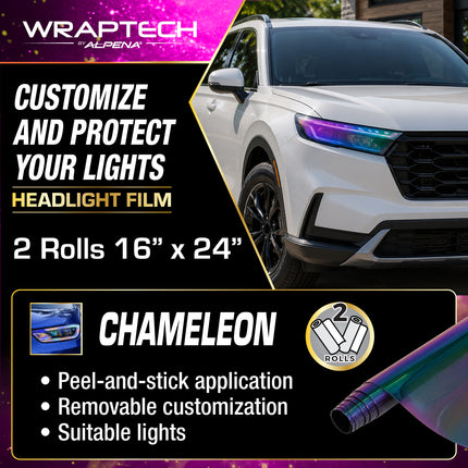Automotive Headlight Tint, Chameleon 16 in x 24 in 2PCS