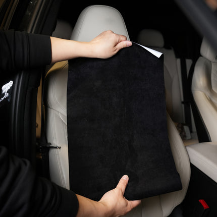 Automotive Interior Wrap, Suede Texture Black 12 in × 36 in