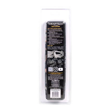 Automotive Interior Wrap, Leather Texture Black 12 in × 36 in