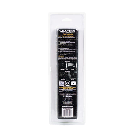 Automotive Interior Wrap, Leather Texture Gray 12 in × 36 in