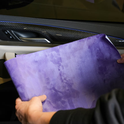 Automotive Interior Wrap, Suede Texture Purple 12 in × 36 in