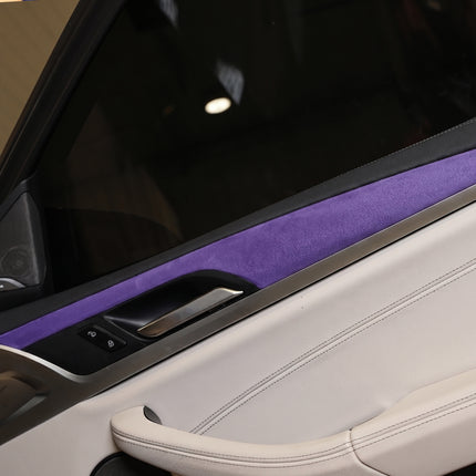Automotive Interior Wrap, Suede Texture Purple 12 in × 36 in