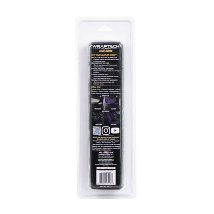 Automotive Interior Wrap, Suede Texture Purple 12 in × 36 in