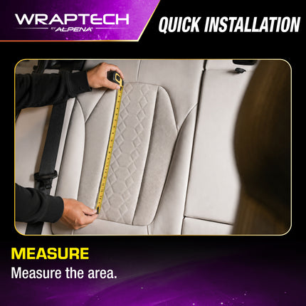 Automotive Interior Wrap, Suede Texture Red 12 in × 36 in