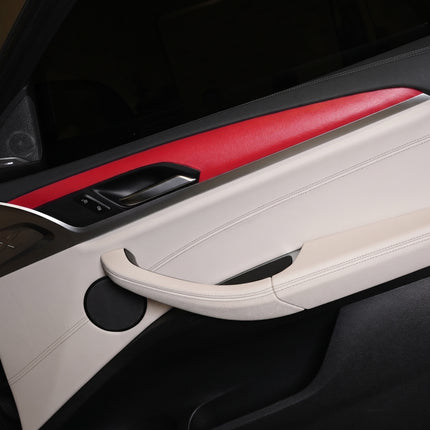 Automotive Interior Wrap, Leather Texture Red 12 in × 36 in