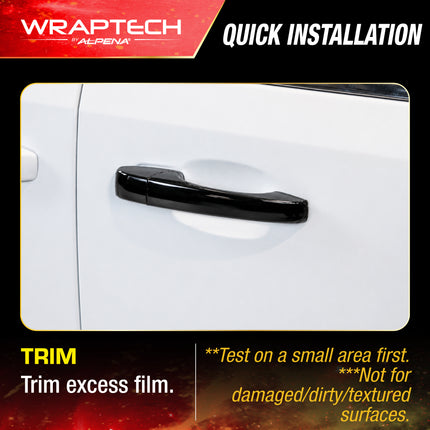 Automotive Exterior & Interior Wrap, Gloss Black 6 in × 84 in