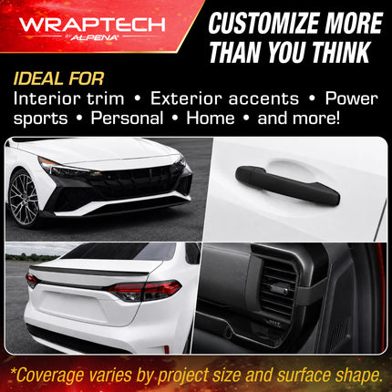 Automotive Exterior & Interior Wrap, Matte Black 6 in × 84 in
