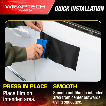 Automotive Exterior & Interior Wrap, Matte Black 6 in × 84 in