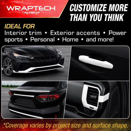 Automotive Exterior & Interior Wrap, Gloss White  6 in × 84 in