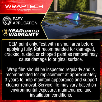 Automotive Exterior & Interior Wrap, Color Shifting, 6 in × 84 in
