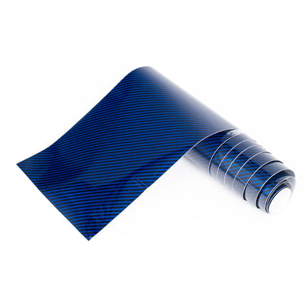 Automotive Exterior & Interior Wrap, Gloss Blue Carbon 6 in × 84 in