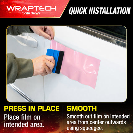 Automotive Exterior & Interior Wrap, Gloss Baby Pink  6 in × 84 in