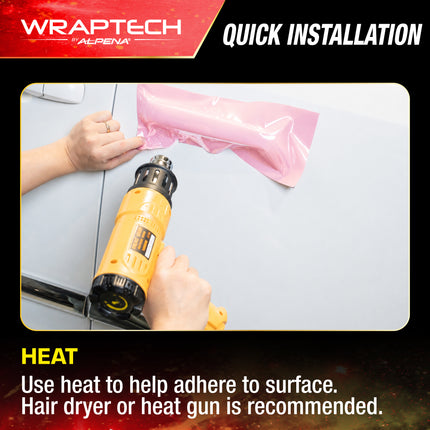 Automotive Exterior & Interior Wrap, Gloss Baby Pink  6 in × 84 in