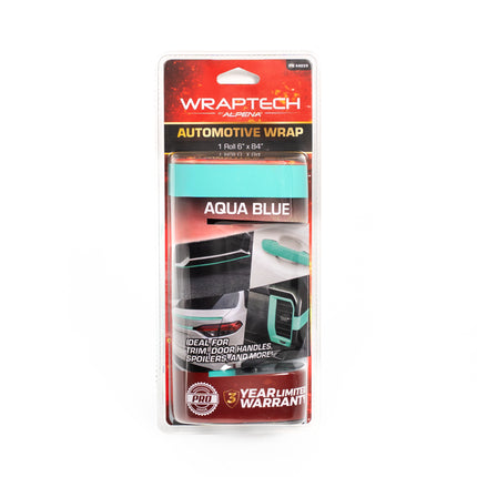 Automotive Exterior & Interior Wrap, Aqua Blue  6 in × 84 in