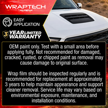 Automotive Exterior & Interior Wrap, Matte Black  20 in × 48 in