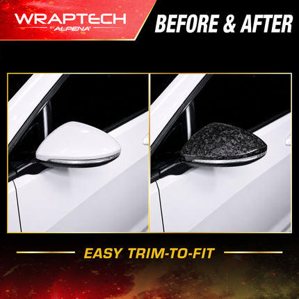 Automotive Exterior & Interior Wrap, Forged Black Carbon Fiber   20 in × 48 in