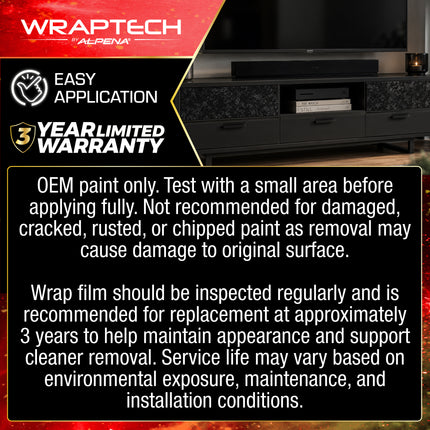 Automotive Exterior & Interior Wrap, Forged Black Carbon Fiber   20 in × 48 in