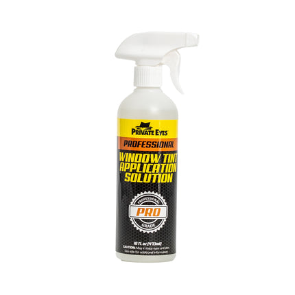 Private Eyes Window Tint Application Solution - 16 oz Install Spray
