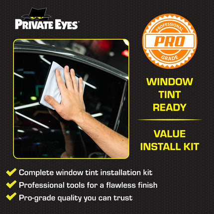 Private Eyes Professional Window Tint Installation Kit - DIY Tint Tools
