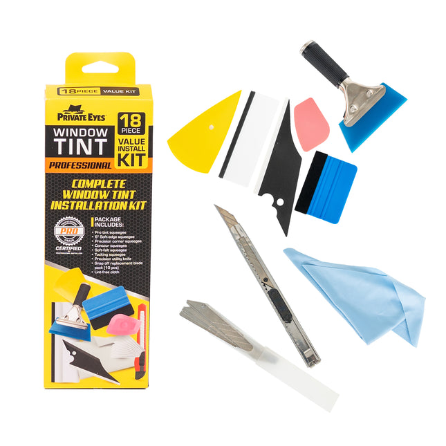 Private Eyes Professional Window Tint Installation Kit - DIY Tint Tools
