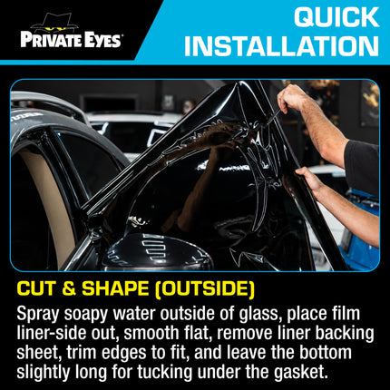 Private Eyes Essential 5% VLT Window Tint Film - 24 in x 84 in
