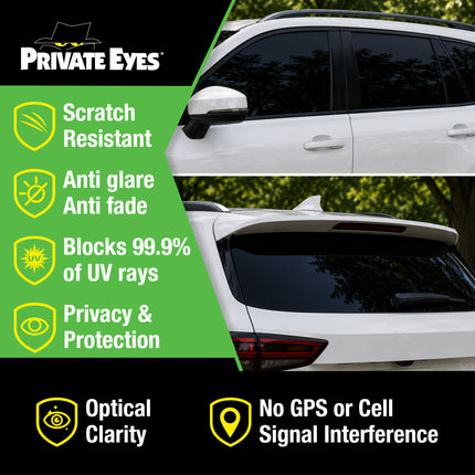 Private Eyes Advanced Carbon 5% VLT Full Car Window Tint Kit - 24 in x 264 in