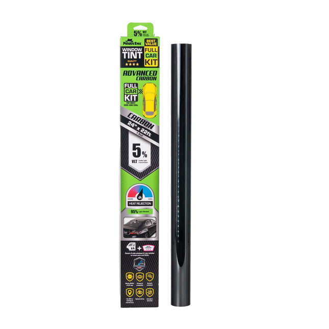 Private Eyes Advanced Carbon 5% VLT Full Car Window Tint Kit - 24 in x 264 in