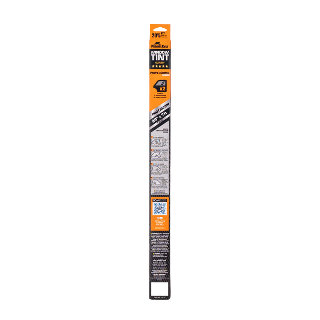 Private Eyes Professional Carbon 20% VLT Window Tint Film - 24 in x 84 in