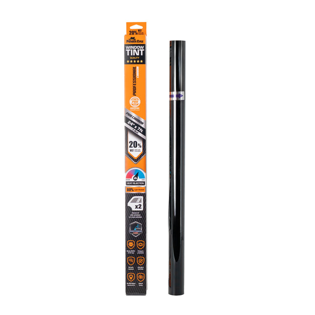 Private Eyes Professional Carbon 20% VLT Window Tint Film - 24 in x 84 in