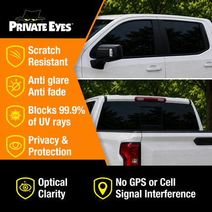 Private Eyes Professional Carbon 5% VLT Full Car Window Tint Kit - 30 in x 288 in