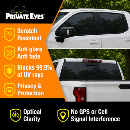 Private Eyes Professional Carbon 20% VLT Full Car Window Tint Kit - 30 in x 288 in