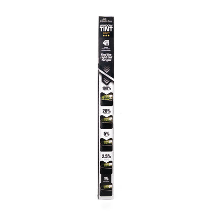 Private Eyes Dark Series 1% VLT Window Tint Film - 24 in x 84 in