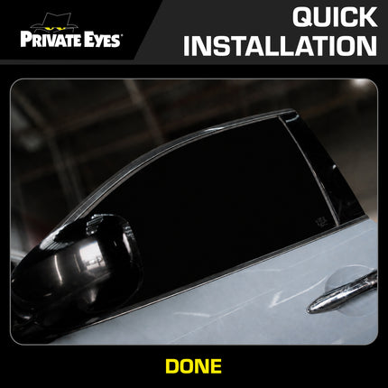 Private Eyes Dark Series 1% VLT Window Tint Film - 24 in x 84 in