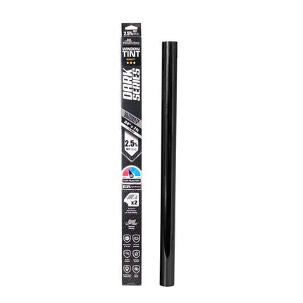Private Eyes Dark Series 2.5% VLT Window Tint Film - 24 in x 84 in