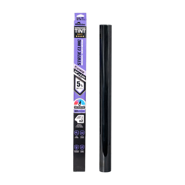 Private Eyes Advanced Carbon 5% VLT Static Cling Tint - 24 in x 78 in