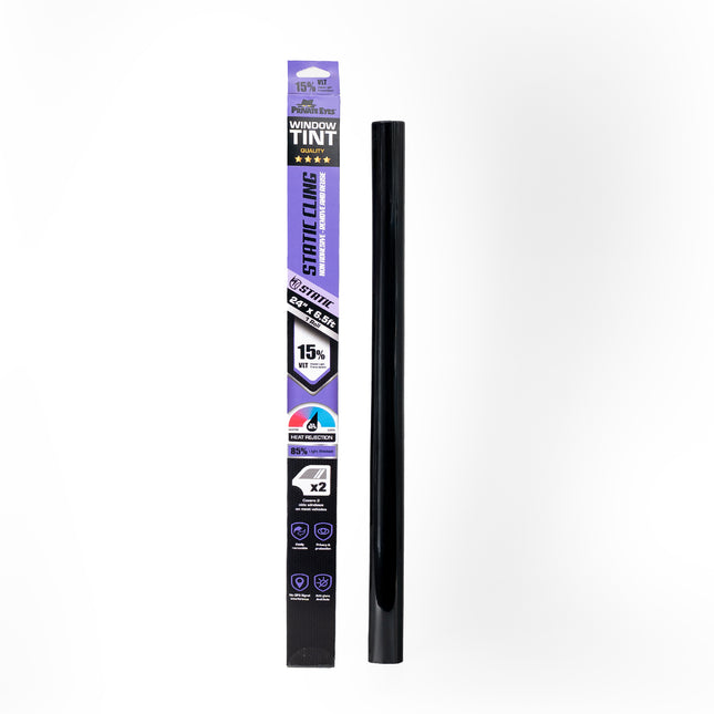 Private Eyes Advanced Carbon 15% VLT Static Cling Tint - 24 in x 78 in