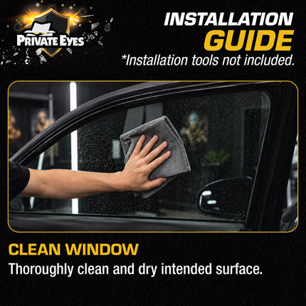Private Eyes Smoke Security Window Film - 24 in x 10 ft Roll