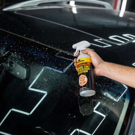 Private Eyes Advanced Carbon 5% VLT Windshield Strip Tint - 10 in x 6.5 ft