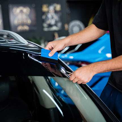 Private Eyes Advanced Carbon 20% VLT Windshield Strip Tint - 10 in x 6.5 ft